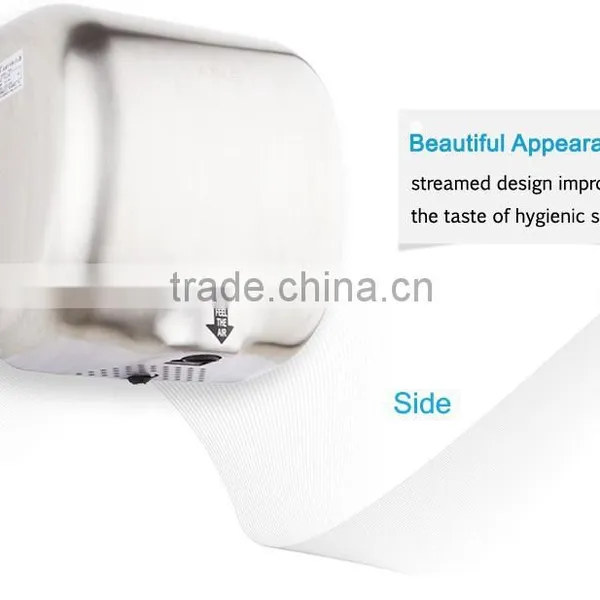 Wall Mounted Polished Stainless Steel Jet Hand Dryer photo-5