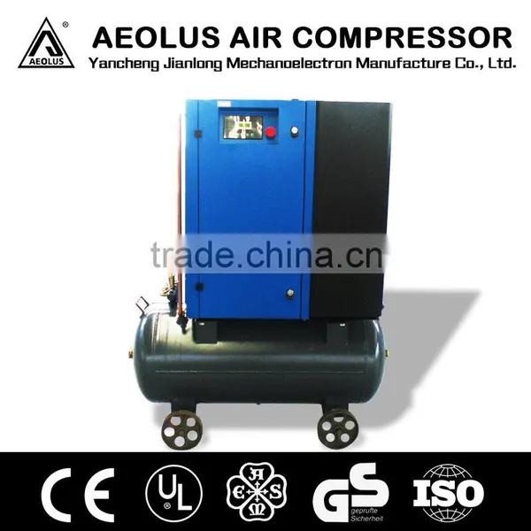 Screw Air Compressor With Air Receiver Vessel Air Compressor , Compressor