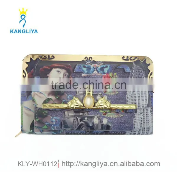 Ladies Front Pocket Wallet Figure Purse Leather Clutch Money Bag Casual Style With Good Design