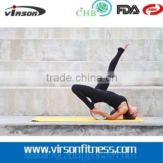VYW601 Ningbo Virson Factory Wholesale Different Colors Back Training Yoga Wheel photo-3