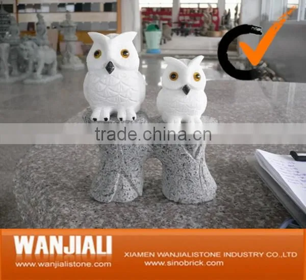 China Animal Owl Stone Carving Stone Sculpture