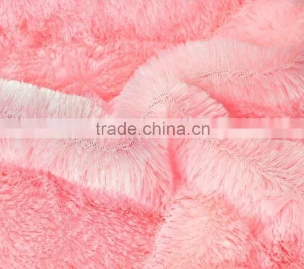 100% Polyester High Deep Pile Plush Fleece Fabric photo-3