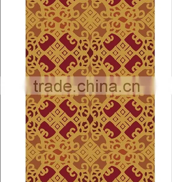 Axminster Restaurant Carpet Wool Yarn With Floral Pattern photo-2