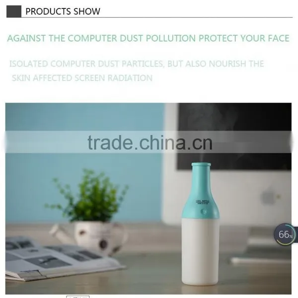 180ml mini bottle usb air purifier/air cleaner/ air freshener