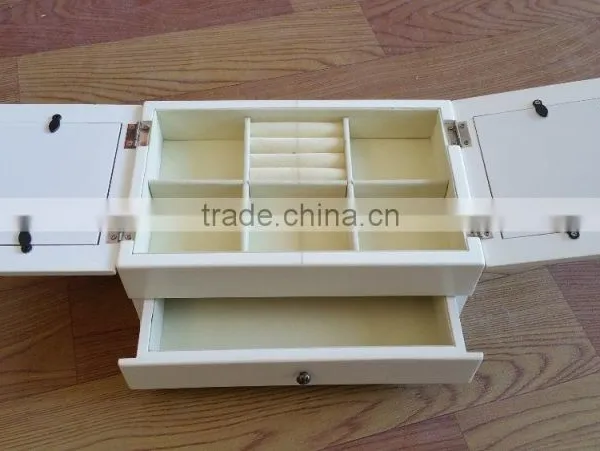 Photo Frame White Wood Jewelry Box photo-2