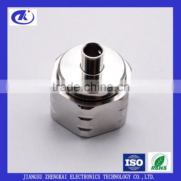 4.3-10 Male Rigtht Angle Clamp Connector for RG141 Cable photo-4