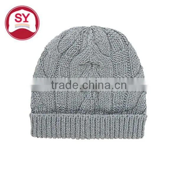 100% Acrylic warm winter hats ,funny beanie hat ,knitted caps