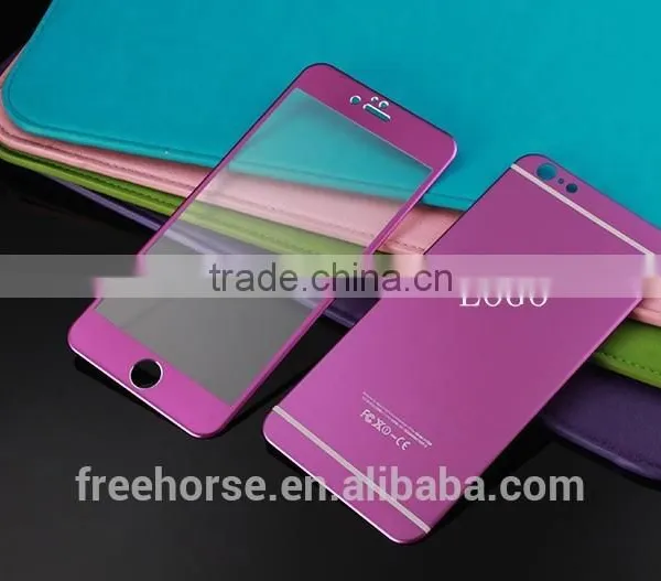 3D Full Cover Titanium Alloy Color Tempered Glass Screen Protector For IPhone 6 6plus photo-5