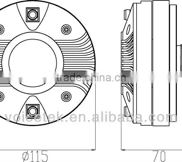 TSCT-4404 Speaker Tweeter Neo 2 Inch Exit Compression Driver photo-4