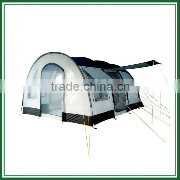 Double Layer 4 Person Family Camping Tunnel Tent photo-2