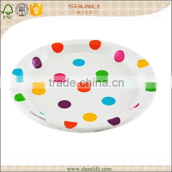 China Custom Printed Disposable Paper Plates photo-2