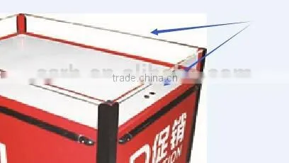 RH-PT042 Height 850mm 12mm Thickness Acrylic Fencing Covers Supermarket Promotional Table photo-3