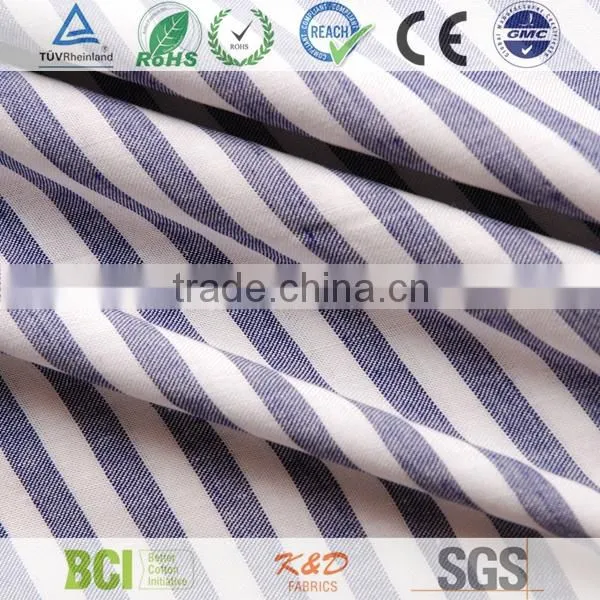 Fashion Yarn Dyed Stripe 100 Viscose Rayon Fabric Factories Wholesale