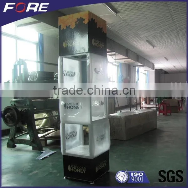 POP Vacuum Forming PMMA Plastic Promotion Display Rack For Supermarket photo-4