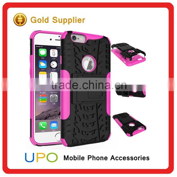 [UPO] 3 in 1 Combo Kickstand Heavy Duty Armor Smartphone Case For IPhone 6s Belt Clip Holster Phone Cases photo-4