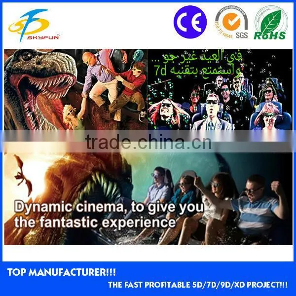 Christmas Best Cheap Motion Dynamic Cinema 5d, Roller Coaster 9d Theater for Oversea
