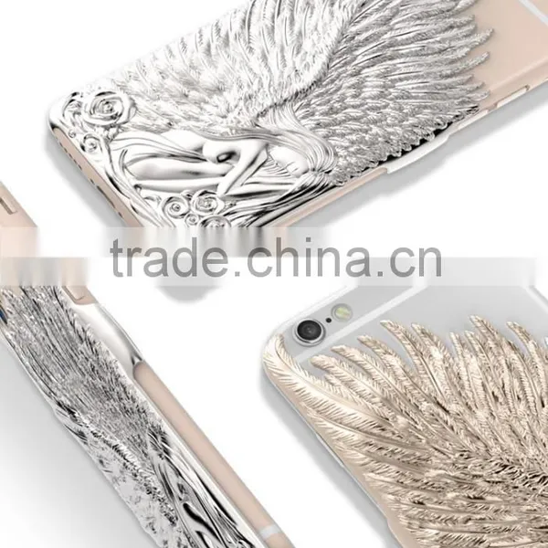 for Custom Iphone 6 Hard Case pc Material Angel Wings Case for Iphone 6, Custom Logo photo-3