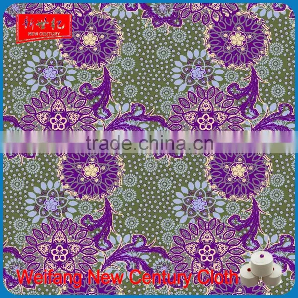 Cheap Printed Style 100% Viscose Fabric Price for Women Dresses/scarf