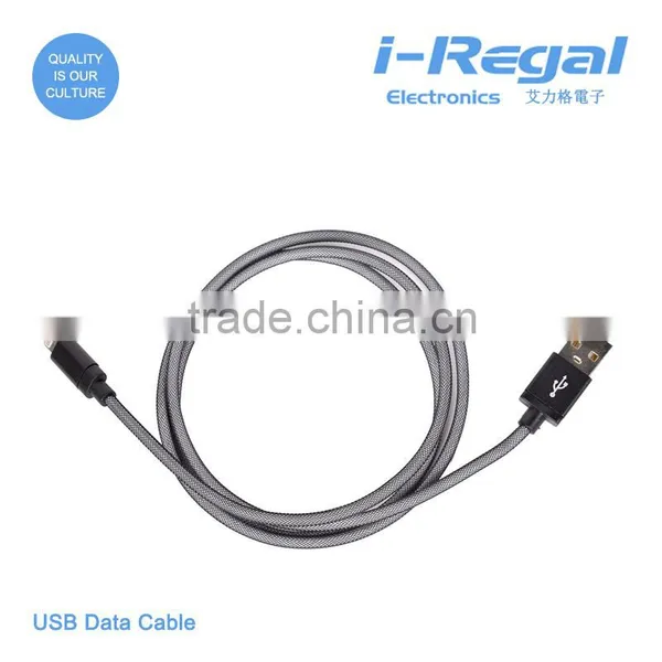 HOT Aluminum Sell Double Side Drawing Usb Cable for Mobile Phone photo-5