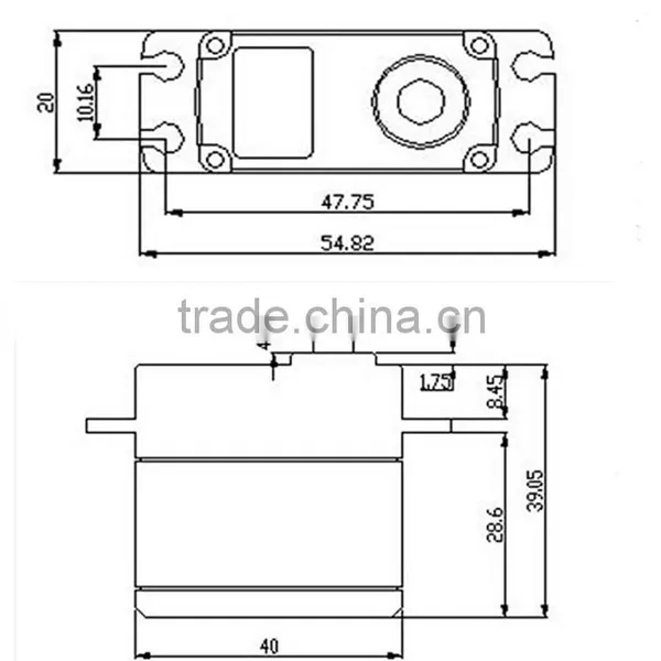 360 Degree Rotation Servo DHV822 Digital Titanium Gear Robotic Arm Servo Motor photo-6