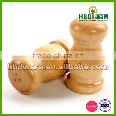 High Quality Wood Salt and Pepper Shaker Set photo-3