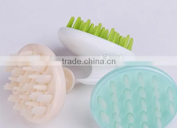 New Style Hot Selling Customized Soft Scalp Head Massage Cleaning Brush photo-4
