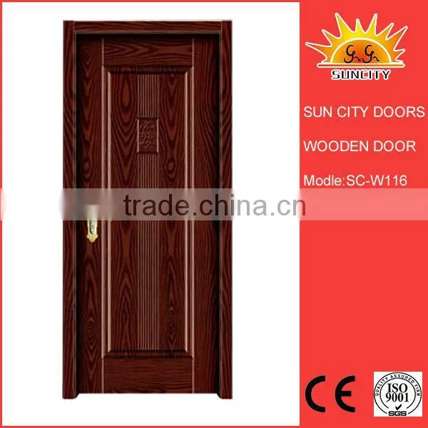 Wooden Doors With Windows Pictures SC-W116