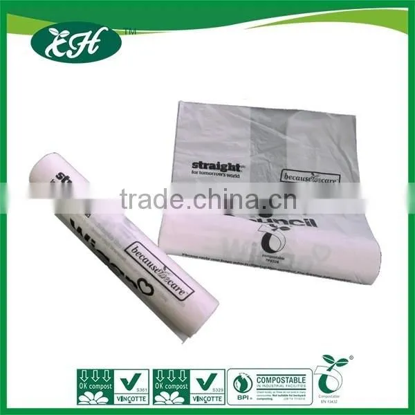 Biodegradable Dustbin Plastic Bag From Corn Starch for Household photo-6