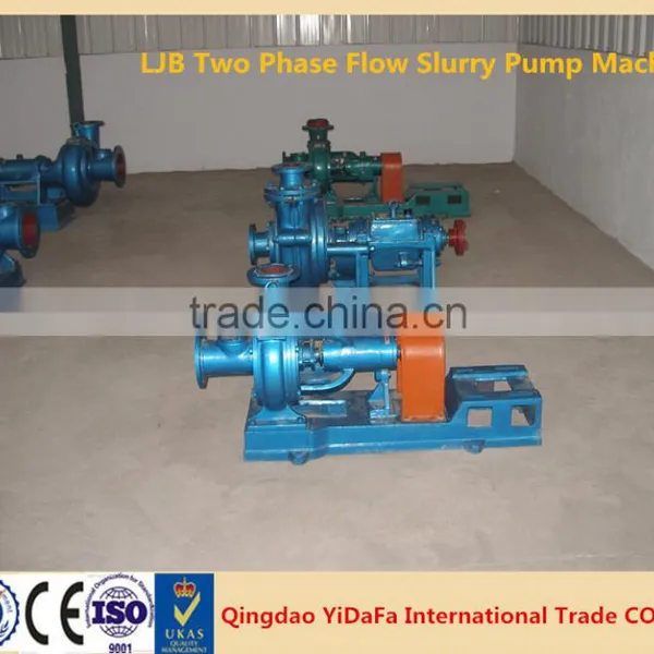 LJB Two phase flow slurry pump machine in paper machine