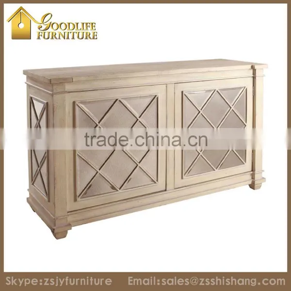 Hot Sale High Quality Wooden 2 Doors Storage Antique Cabinet Furniture
