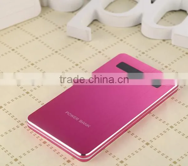 China Innovation Products OEM Colorful Ultra Thin Lcd Display Smartphone Universal Portable 4000mah Power Bank photo-3