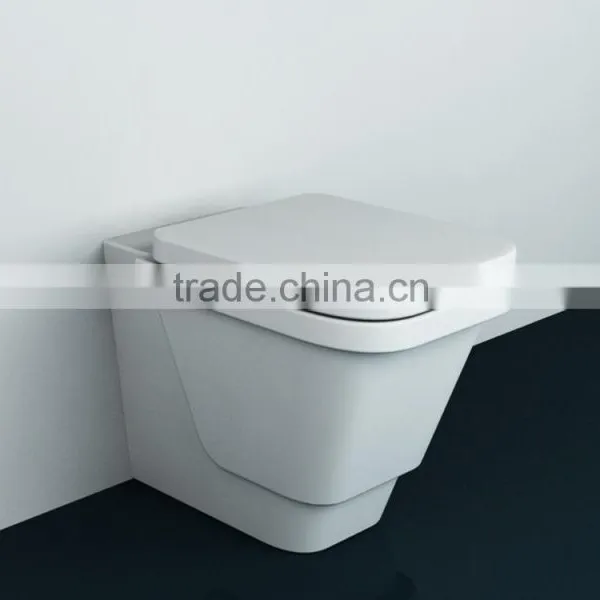 CRW HB-3562 Bathroom European Small Round Wall Hung Toilet