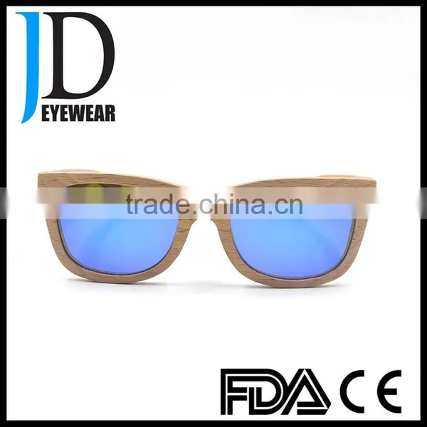 Hot Selling Custom Sunglasses Importers Hong Kong Manufacturer Wood Rectangle Sunglasses