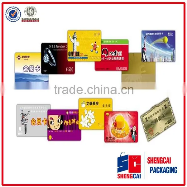 China Supplier Cheap Custom Logo Clear Frosted Plastic Business Cards/PVC Card