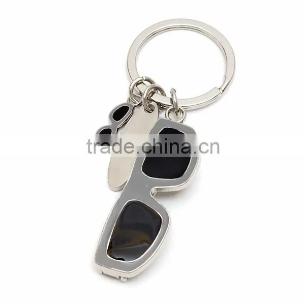 Wholesale Custom Various Sunglasses Shaped Keychain photo-3