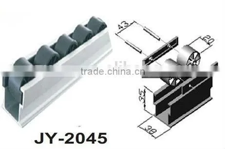 JY-2045|U-shape Groove Track Roller Bearings|Aluminum Alloy Roller Track|Srorage System Transfer Conveyor Roller photo-6