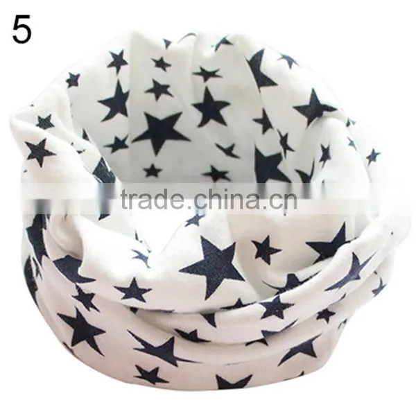 Stars Children's Cotton Neckerchief Kids Boy Girl Scarves Shawl Unisex Winter Knitting photo-6