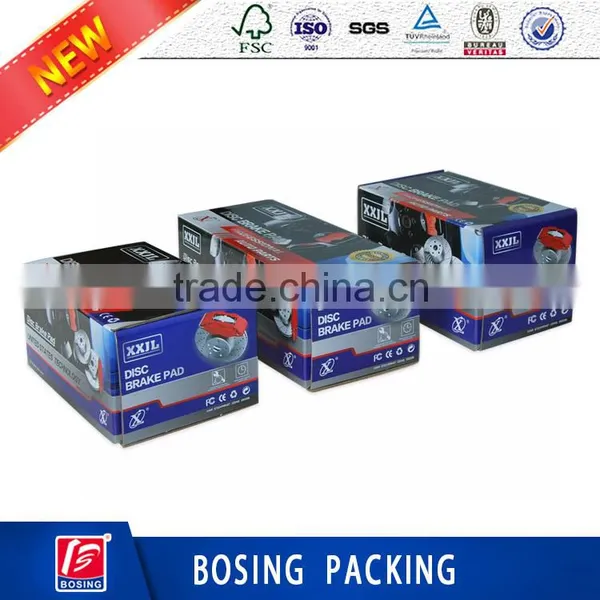 Color Printed Custom Design Auto Brake Pad Corrugated Packaging Box photo-3
