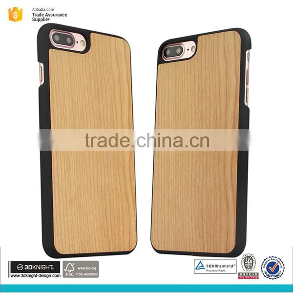 Customized Mobile Accessories Wood Phone Cover Mobile Phone Case for Iphone 7 Plus photo-2