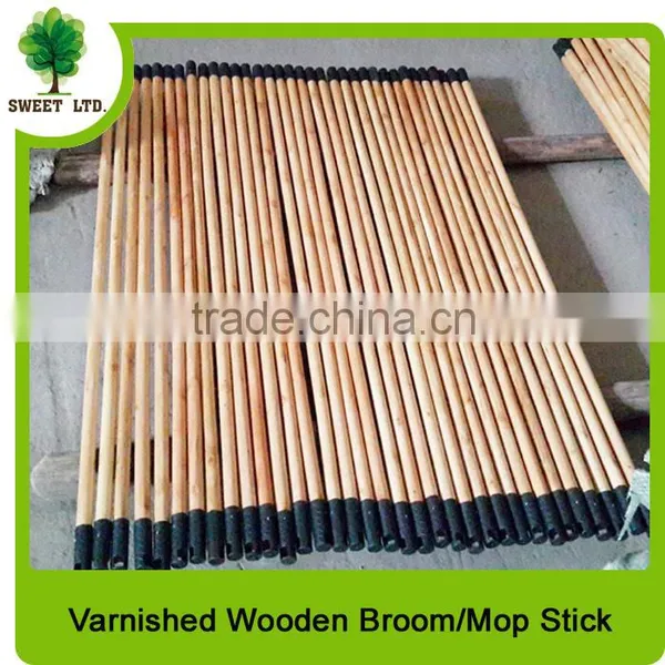 Very Durable Varnished Wooden Handle With Plastic Cap for Garden Tools photo-5