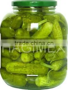 Vietnam Fresh Canned Food - Pickled Cucumbers, Baby Cucumbers in Brine in Glass Jar photo-4