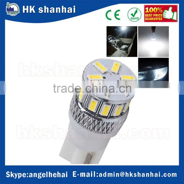 Led T10 White Wedge Amber Yellow 194 168 2825 W5W LED Super Bright SMD3014 T10 Led Car Lights Bulbs photo-4