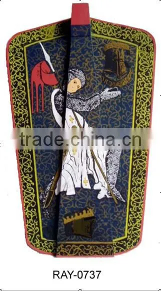 2016European Medieval Shield Ancient Greek Knight Shield Plastic Toy Shields:Latin Cross & Drop photo-3