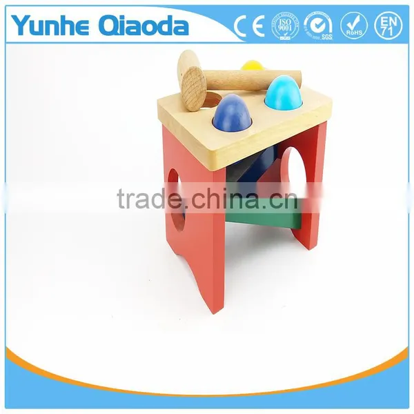 Christmas Gifts Classic Toddler Game Wooden Hammer Toy Pounding Bench Box Early Explorer photo-6