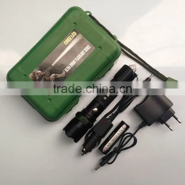 Rechargeable Zoom Flashlight LED Flashlight Tactical Flashlight Led Torches photo-5