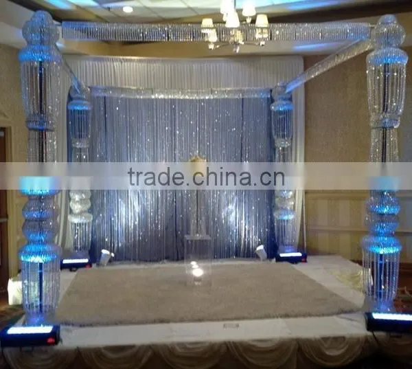 Wedding Pillar / Wedding Stage Pillars / Crystal Padestal photo-2