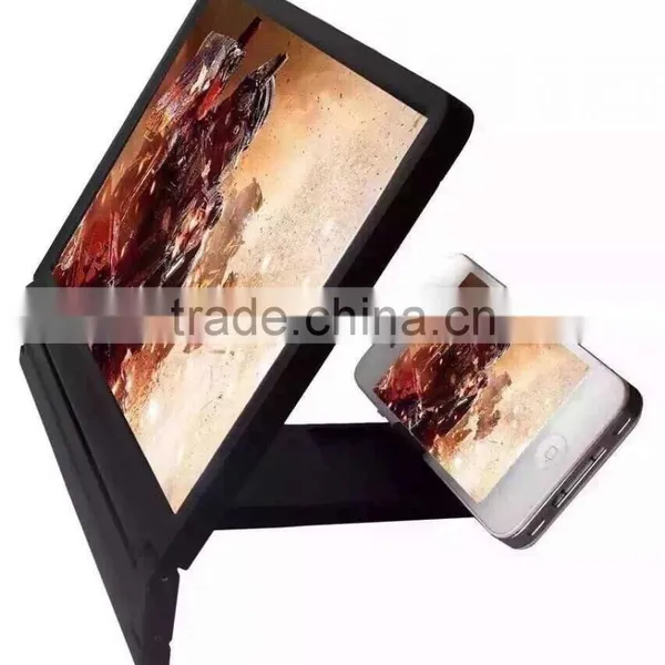 2015 New Arrival 3D Enlarged Screen Magnifier For Mobile Phones Fasion Design Stand For Mobile Phone Screen 4.7 Comes to Be 8.2 photo-5