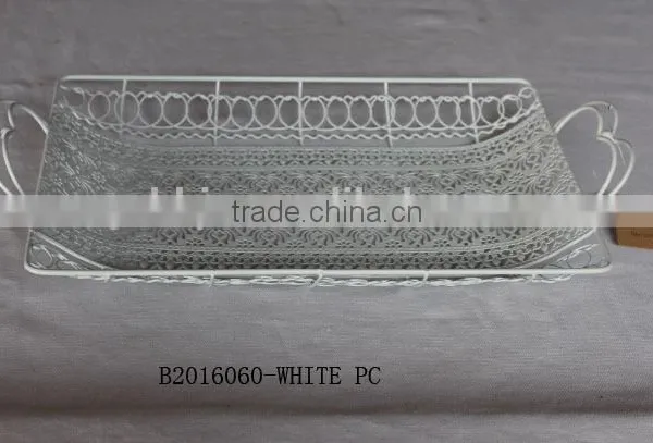 Iron Wire Rectangle Plate With Handle photo-4