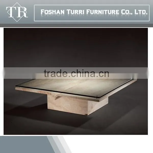 Classic Design Marble Hand Craved Coffee Table On Sale photo-2