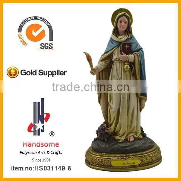 8"resin St.pieta Catholic Religious Figurine Hot Sale Statue photo-2